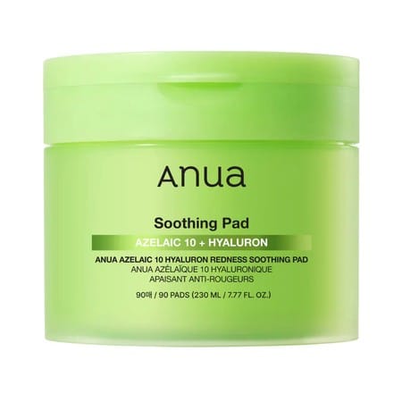 Anua Azelaic Acid 10 Hyaluron Redness Soothing Pad 230ml (90 Pads)