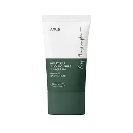 Anua Heartleaf Silky Moisture Sun Cream 50ml