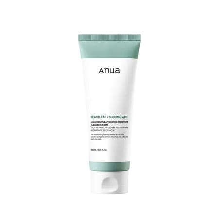 Anua Heartleaf Succinic Moisture Cleansing Foam 150ml