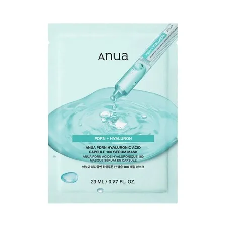 Anua PDRN Hyaluronic Acid Capsule 100 Serum Mask 23ml (1 Sheet)