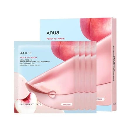 Anua Peach 70 Niacin Brightening Collagen Mask 38g