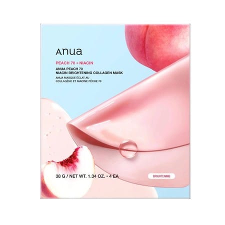 Anua Peach 70 Niacin Brightening Collagen Mask 38g
